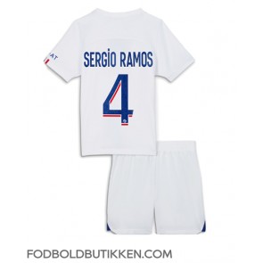 Paris Saint-Germain Sergio Ramos #4 Tredjetrøje Børn 2022-23 Kortærmet (+ Korte bukser)